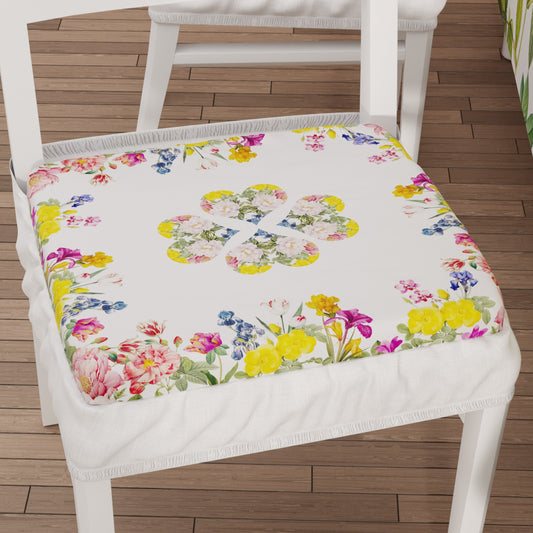 Coprisedia con Elastico Floreale-30 | Stampa Digitale 4K | Set 2 o 6 Pz