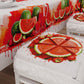 Coussins pour Chaises avec Élastique Housse de Chaise en Impression Digitale Fruit Rouge - Melon et Fraise