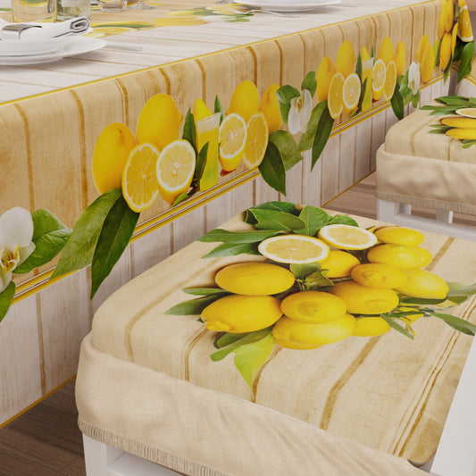Coprisedia con Elastico Lemon Limoni | Stampa Digitale 4K | Set 2 o 6 Pz