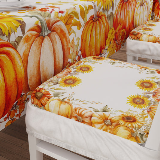 Coprisedia con Elastico Pumpkin Zucca Halloween | Stampa 4K | 2 o 6 Pz