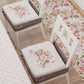 Coprisedia con Elastico Shabby Cipria | Stampa 4K | Set 2 o 6 Pz
