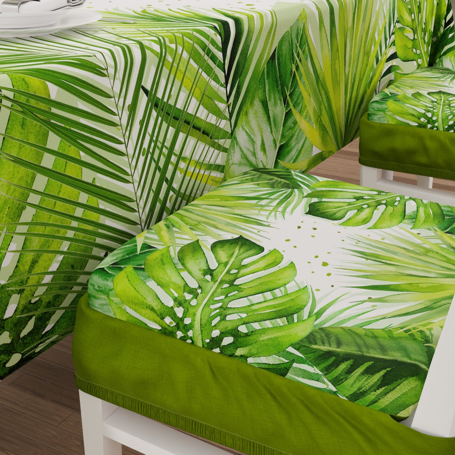 Coprisedia con Elastico Tropical-05 | Stampa Digitale 4K | Set 2 o 6 Pz