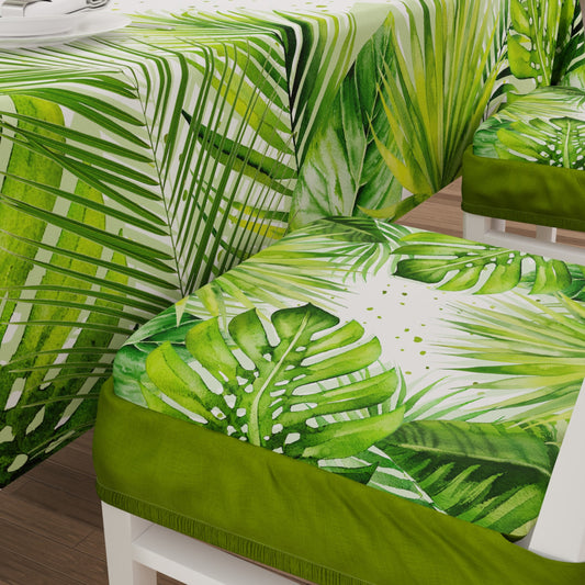 Coprisedia con Elastico Tropical-05 | Stampa Digitale 4K | Set 2 o 6 Pz