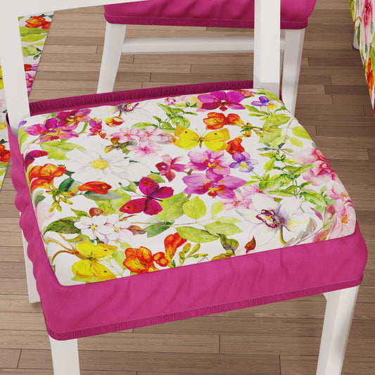 Coprisedia con Elastico Farfalle | Stampa Digitale 4K | Set 2 o 6 Pz