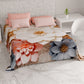 Drap housse pour canapé, couvre-lit, nappe et tout usage en microfibre | Motif floral 05-1