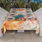 Drap housse pour canapé, couvre-lit, nappe et tout usage en microfibre | Motif floral 05-11