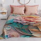Boutis d'Été, Couverture Légère, Draps Boutis à Motif Floral 05-11
