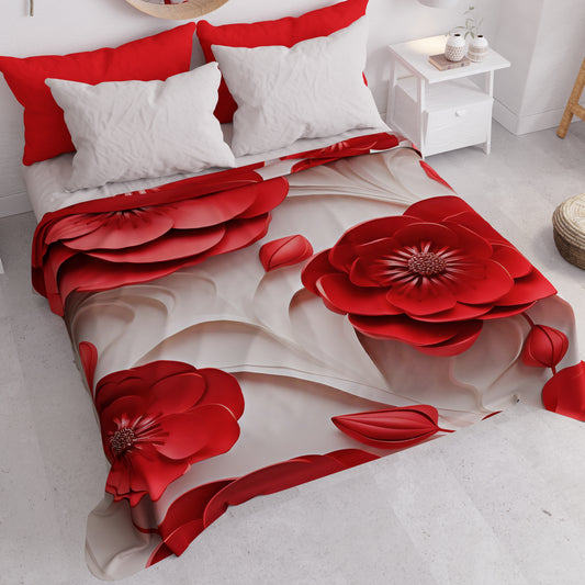 Copriletto Estivo, Coperta Leggera, Lenzuola Copriletto Floreale 05-14