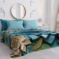Copriletto Estivo, Coperta Leggera, Lenzuola Copriletto Floreale 05-15