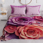 Couvre-lit d'été, Couverture légère, Draps couvre-lit floral 05-17