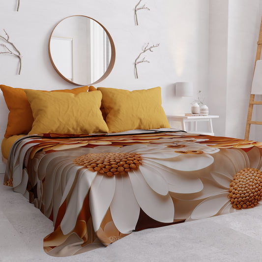 Copriletto Estivo, Coperta Leggera, Lenzuola Copriletto Floreale 05-2