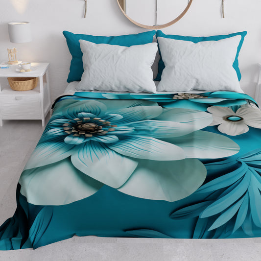 Copriletto Estivo, Coperta Leggera, Lenzuola Copriletto Floreale 05-21