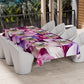 Drap housse décoratif pour canapé, couvre-lit, nappe et tout usage en microfibre | Motif floral 05-23
