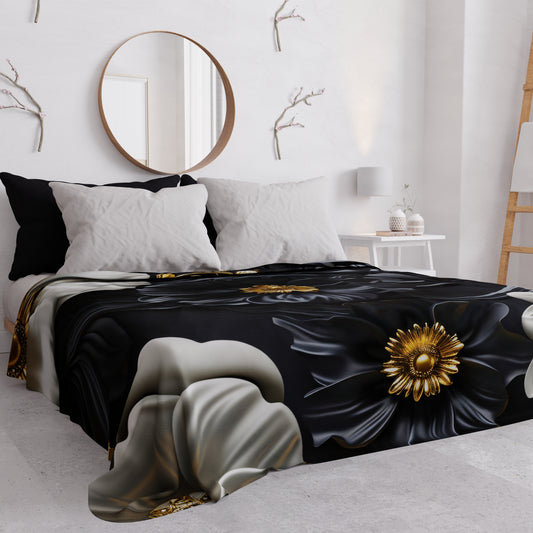 Copriletto Estivo, Coperta Leggera, Lenzuola Copriletto Floreale 05-6