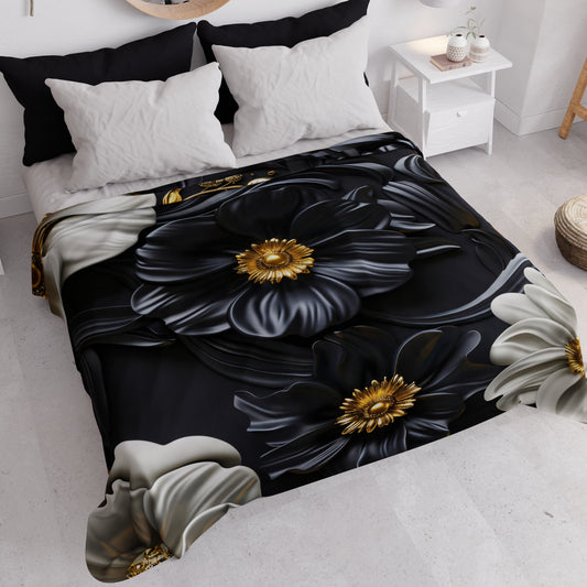Copriletto Estivo, Coperta Leggera, Lenzuola Copriletto Floreale 05-6