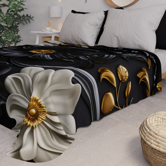 Copriletto Estivo, Coperta Leggera, Lenzuola Copriletto Floreale 05-6
