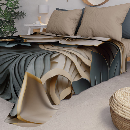 Copriletto Estivo, Coperta Leggera, Lenzuola Copriletto Floreale 05-8