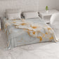 Drap housse décoratif pour canapé, couvre-lit, nappe et tout usage en microfibre | Motif floral 06-1