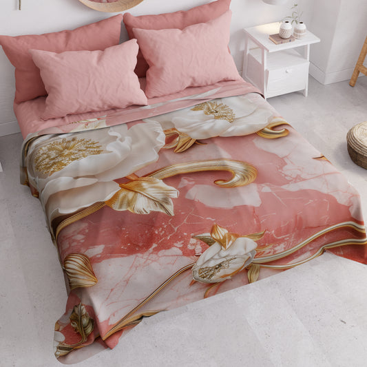 Copriletto Estivo, Coperta Leggera, Lenzuola Copriletto Floreale 06-11