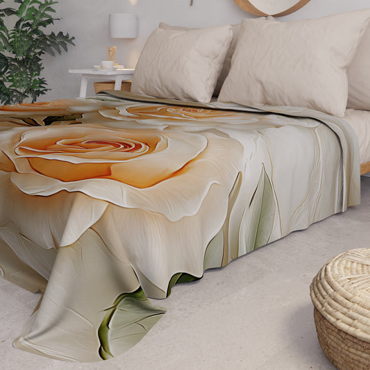 Couvre-lit d'été, Couverture légère, Draps couvre-lit floral 06-12