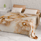 Drap housse décoratif pour canapé, couvre-lit, nappe et tout usage en microfibre | Motif floral 06-13