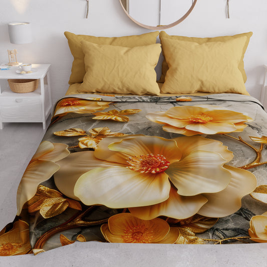 Couvre-lit d'été, Couverture légère, Draps couvre-lit floral 06-17