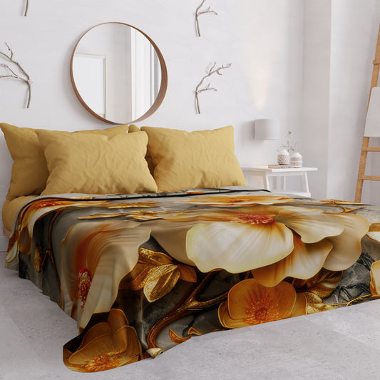 Couvre-lit d'été, Couverture légère, Draps couvre-lit floral 06-17