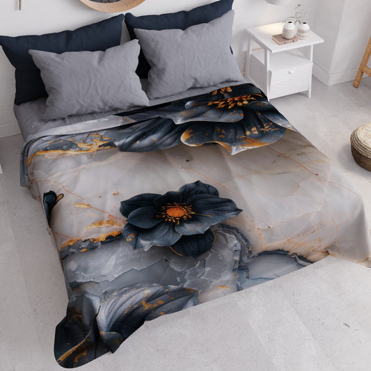 Couvre-lit d'été, Couverture légère, Draps couvre-lit floral 06-18