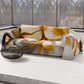 Drap housse pour canapé, couvre-lit, nappe et tout usage en microfibre | Motif floral 06-20