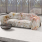Drap housse pour canapé, couvre-lit, nappe et tout usage en microfibre | Motif floral 06-21