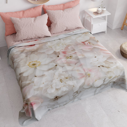 Couvre-lit d'été, Couverture légère, Draps couvre-lit floral 06-21