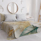Copriletto Estivo, Coperta Leggera, Lenzuola Copriletto Floreale F154