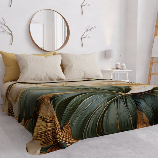 Copriletto Estivo, Coperta Leggera, Lenzuola Copriletto Floreale F165