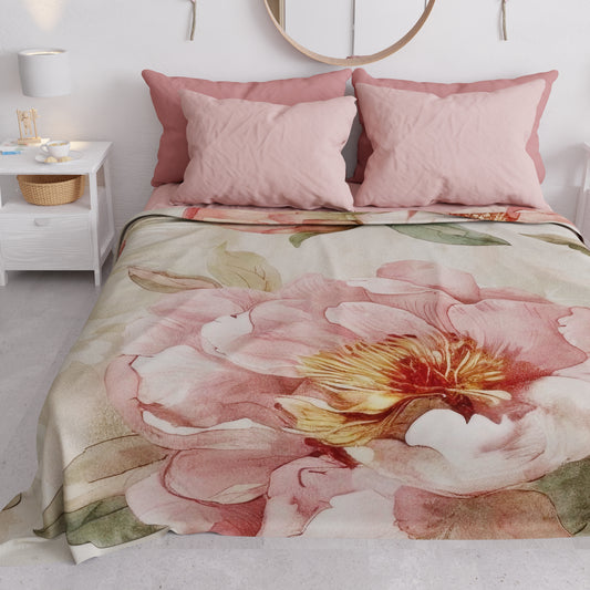 Copriletto Estivo, Coperta Leggera, Lenzuola Copriletto Floreale F20