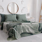 Copriletto Estivo, Coperta Leggera, Lenzuola Copriletto Floreale F4