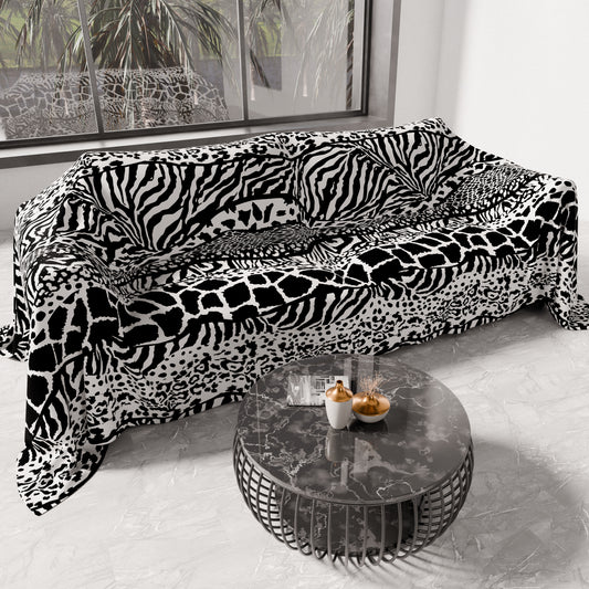 Telo Arredo Copridivano, Copriletto, Copritavolo e Copritutto in Microfibra | Fantasia Animalier 05