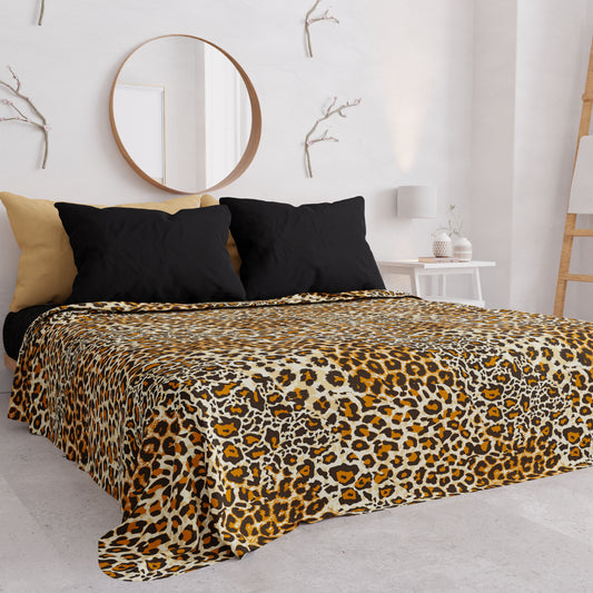 Copriletto Estivo, Coperta Leggera, Lenzuola Copriletto, Animalier Maculato