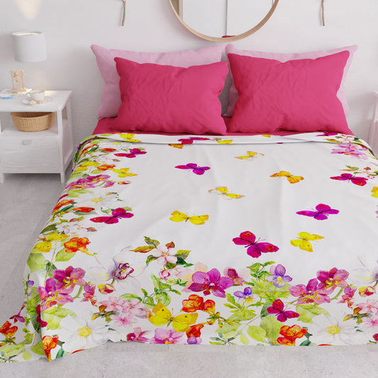 Copriletto Estivo, Coperta Leggera, Lenzuola Copriletto Farfalle