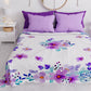 Copriletto Estivo, Coperta Leggera, Lenzuola Copriletto, Floreale Viola