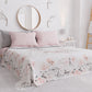 Copriletto Estivo, Coperta Leggera, Lenzuola Copriletto, Floreale Grigio