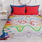 Boutis d'Été, Couverture Légère, Draps Boutis Crayons