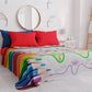 Boutis d'Été, Couverture Légère, Draps Boutis Crayons