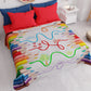 Boutis d'Été, Couverture Légère, Draps Boutis Crayons