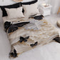 Copriletto Estivo, Coperta Leggera, Lenzuola Copriletto Mariposa 05 Nero