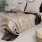 Copriletto Estivo, Coperta Leggera, Lenzuola Copriletto Mariposa 05 Nero