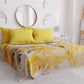 Copriletto Estivo, Coperta Leggera, Lenzuola Copriletto Palmwater Giallo
