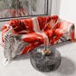 Drap housse pour canapé, couvre-lit, nappe et tout usage en microfibre | Motif Palmwater Rouge