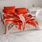 Drap housse pour canapé, couvre-lit, nappe et tout usage en microfibre | Motif Palmwater Rouge