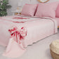 Copriletto Estivo, Coperta Leggera, Lenzuola Copriletto, Fiocco Rosa