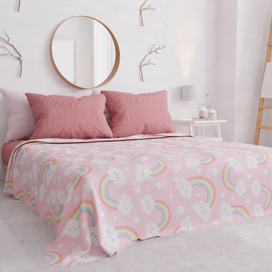Copriletto Estivo, Coperta Leggera, Lenzuola Copriletto, Rainbow